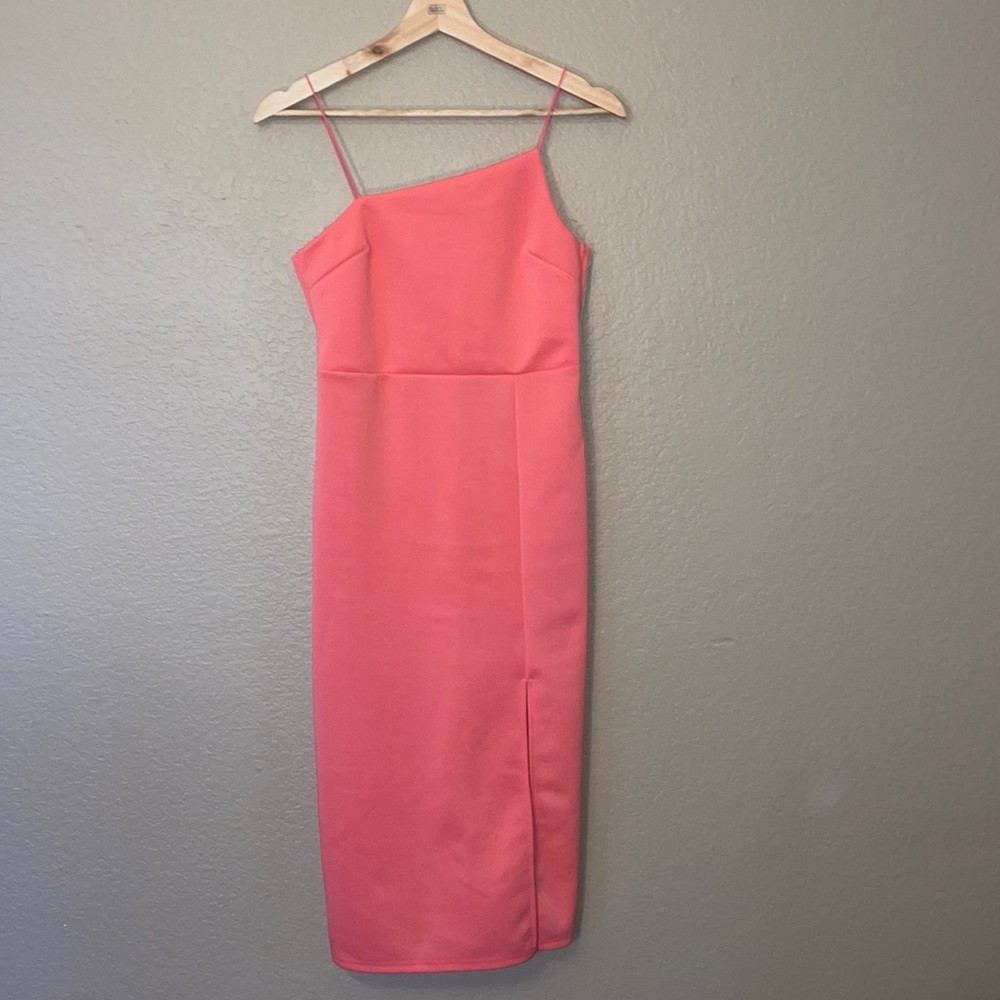 Bright pink cocktail dress